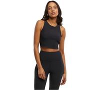 Urban Classics Ladies Sports Top Rib Donna Top Nero S 75% Poliammide, 25% elasthane Slim Fit