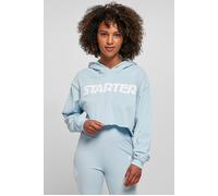 Urban Classics Ladies Starter Cropped Hoody Icewaterblue Taglia: L | Felpe con cappuccio Outlet | Donna | Blu