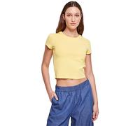 Urban Classics Ladies Stretch Jersey Cropped Tee, T-Shirt Donna, Vintagesun,