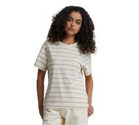 Urban Classics Ladies Striped Boxy Tee T-Shirt, Sabbia, XL Donna