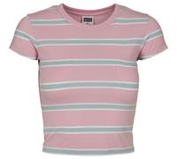 Urban Classics Ladies Striscia Ritagliato Tee Strisce Pancia Scoperta Estate Top