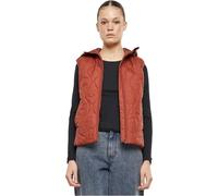 Urban Classics Gilet trapuntato da donna Gilet da donna Super Light Puffer TB7009 S Marrone