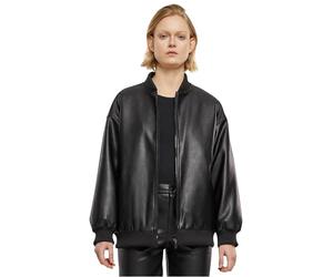 Urban Classics Ladies Synthetic Leather Bomber Jacket