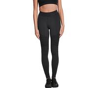 Urban Classics Ladies Tech Biker Leggings, Leggings Donna, Nero (Black 00007), 56