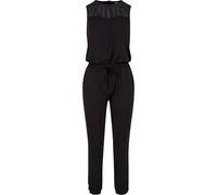 Urban Classics Tuta Lunga da Donna Tech Mesh, Nero (Black 7), M