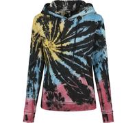 Urban Classics Ladies Tie Dye Felpa con Cappuccio Pullover Modelli di Batik