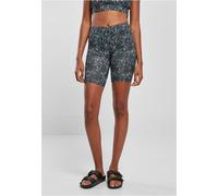 Urban Classics Ladies Tie Dye High Cintola Cycle Pantaloncini Batik Donna