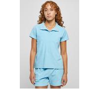 Urban Classics Ladies Towel Polo Tee Balticblue Taglia: L | Polo Outlet | Donna | Blu