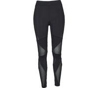 Urban Classics Ladies Triangle Tech Mesh Leggings Nero Donna Sport Hose XS- 5XL