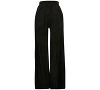 Urban Classics Ladies Velvet Rib Straight Sweat Pants Black Taglia: XS | Pantaloni dritti Outlet | Donna | Nero