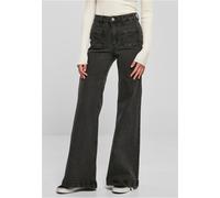 Urban Classics Ladies Vintage Flared Denim Pantaloni Donna Jeans