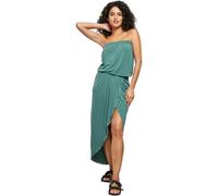 Urban Classics Ladies Viscose Bandeau Dress, Vestito, Verde (Pale Leaf), 3XL