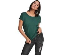 Urban Classics Ladies Yarn Dyed Baby Stripe Tee Donna T-Shirt Verde/Nero 5XL 100% Cotone Largo
