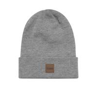 Urban Classics Leatherpatch Long Beanie Unisex Beanie Nero 100% Acrilica