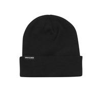 Urban Classics Leatherpatch Long Beanie Unisex Beanie Nero 100% Acrilica