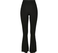 Urban Classics Leggings a costine da donnait Bootcut Nero 5XL Nero