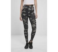 Urban Classics Leggings da donna Leggings a vita alta Camo Tech da donna Camouflage scuro M Camouflage