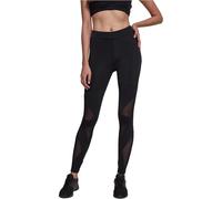 Urban Classics Leggings da Donna a Triangolo Tech Mesh, Nero, M