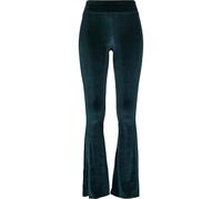 Urban Classics Leggings Da Donna A Vita Alta In Velluto, Leggings Donna, Blu (Teal), XXL