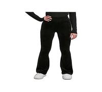 Urban Classics Tb5426-ladies High Waist Rib Velvet Flared Leggings Pantaloni da Yoga, Nero, XL Donna