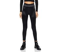 Urban Classics Leggings da Donna a Vita Alta, Nero, XXXXXL