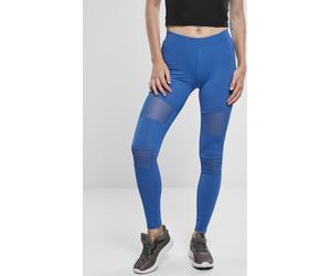 Urban Classics Leggings da donna Leggings da donna in mesh tecnico sportivo blu S Blu