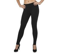 Urban Classics Ladies Jersey Leggings, Nero, L Donna