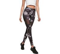 Urban Classics Leggings da Donna Tech Mesh AOP