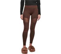 Urban Classics Leggings Da Donna Tech Mesh, Leggings da Donna Tech Mesh Donna, Marrone, XS