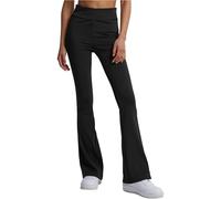 URBAN CLASSICS Leggings Donna a Zampa, Leggins Sport a Vita Alta in Materiale Riciclato, Ideale per Fitness e Yoga, Taglie da XS - 5XL