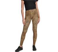 URBAN CLASSICS Leggings Donna Elasticizzati, Skinny Leggins Animal Prints, Pantalone Leopardato e Pitonato, Disponibile Anche per Grandi Taglie XS- XL