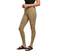 URBAN CLASSICS Leggings Donna in Pizzo, Leggins Sportivi con Retina in Pizzo, Ideale per Fitness e Yoga, Disponibile in 3 Colori e Taglie da XS - 5XL