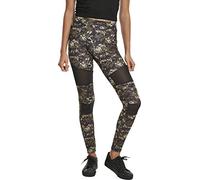Leggings da donna Urban Classics camo tech mesh Vert S