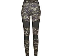 Leggings da donna Urban Classics camo tech mesh Vert S