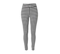 Urban Classics Leggings Donna Soft AOP Nero (Blackhoundstooth) Taglia L