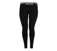 Urban Classics Ladies Logo Leggings, Nero, W38 Donna