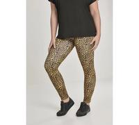 URBAN CLASSICS Leggings Donna Elasticizzati, Skinny Leggins Animal Prints, Pantalone Leopardato e Pitonato, Disponibile Anche per Grandi Taglie XS- XL