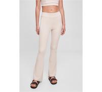 Urban Classics Leggings svasati a vita alta riciclati per donna 4XL Beige