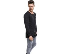 Urban Classics Longsleeve Long Shaped Fashion L/S Tee Black M Nero