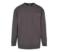 Urban Classics Neon Logo Boxy Pocket Ls Darkshadow Taglia: S | Outlet | Unisex |