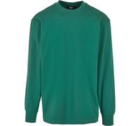 Urban Classics Lont-shirt alta con maniche lunghe S Verde