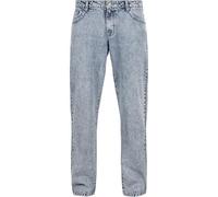 Urban Classics Loose Fit Jeans, Blu (Light Skyblue Acid Washed), 32W x 34L Uomo