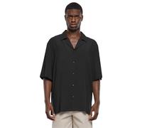 Urban Classics Loose Viscose Shirt Uomo Camicia Maniche Corte Nero L 100% Viscosa Taglia Extra