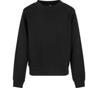 Urban Classics Maglia bambina Ragazze Oversized Light Terry Girocollo UCK6855 122/128 Nero