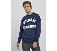 Urban Classics Maglia College Print Crew Borgogna M Rosso