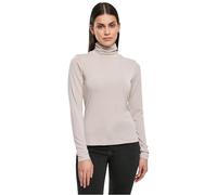 Urban Classics Maglietta a Dolcevita Donna T-Shirt, Grigio Caldo, S