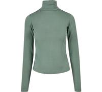 Urban Classics Maglietta a Dolcevita Donna T-Shirt, Salvia, S