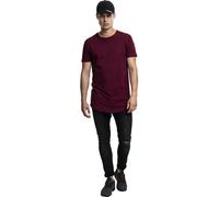 Urban Classics Maglietta a forma di Long Tee Port S Rosso