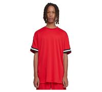 Urban Classics Maglietta rosso sangue / nero / bianco Uomo - Abbigliamento - Maglie e T-shirt - T-shirt Urban Classics L