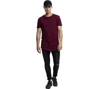 Urban Classics TB638-Shaped Long Tee, T-Shirt Uomo, Port, XXL